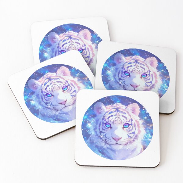 Item preview, Cute galaxy White Tiger designed and sold by SMARTKIT  DESIGNAGENCY.