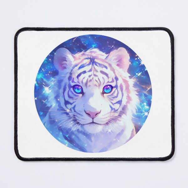 Item preview, Cute galaxy White Tiger designed and sold by SMARTKIT DESIGNAGENCY.