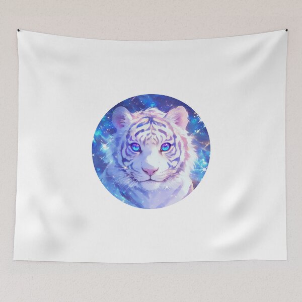 Item preview, Cute galaxy White Tiger designed and sold by SMARTKIT  DESIGNAGENCY.