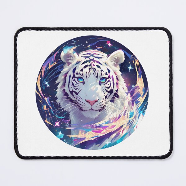 Item preview, Cute galaxy White Tiger designed and sold by SMARTKIT DESIGNAGENCY.