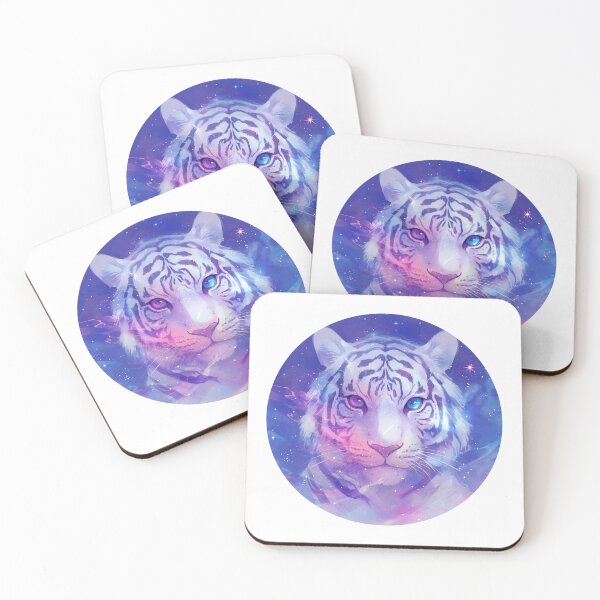 Item preview, Cute galaxy White Tiger designed and sold by SMARTKIT  DESIGNAGENCY.