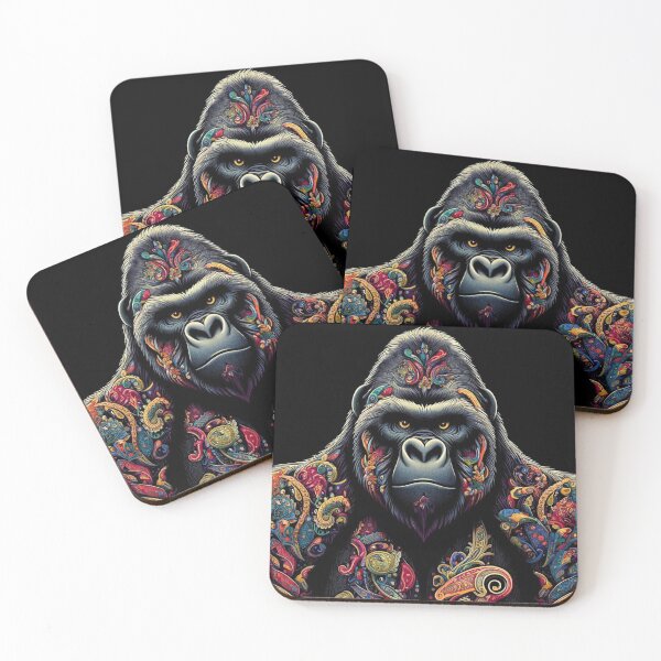 Item preview, Majestic Gorilla - The Embodiment of Strength designed and sold by LegademaArt.