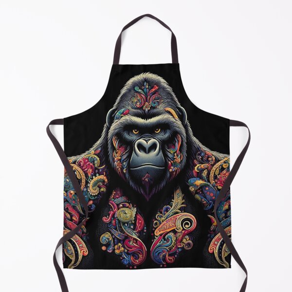 Item preview, Majestic Gorilla - The Embodiment of Strength designed and sold by LegademaArt.