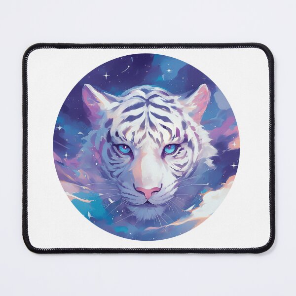Item preview, Cute galaxy White Tiger designed and sold by SMARTKIT DESIGNAGENCY.