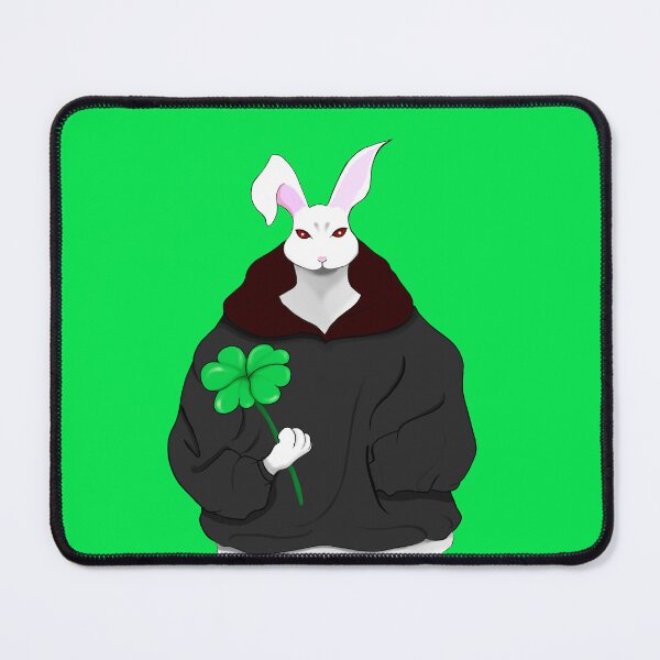 Item preview, Fourleaf clover and White Rabbit with hoodie designed and sold by Bella-Illust.