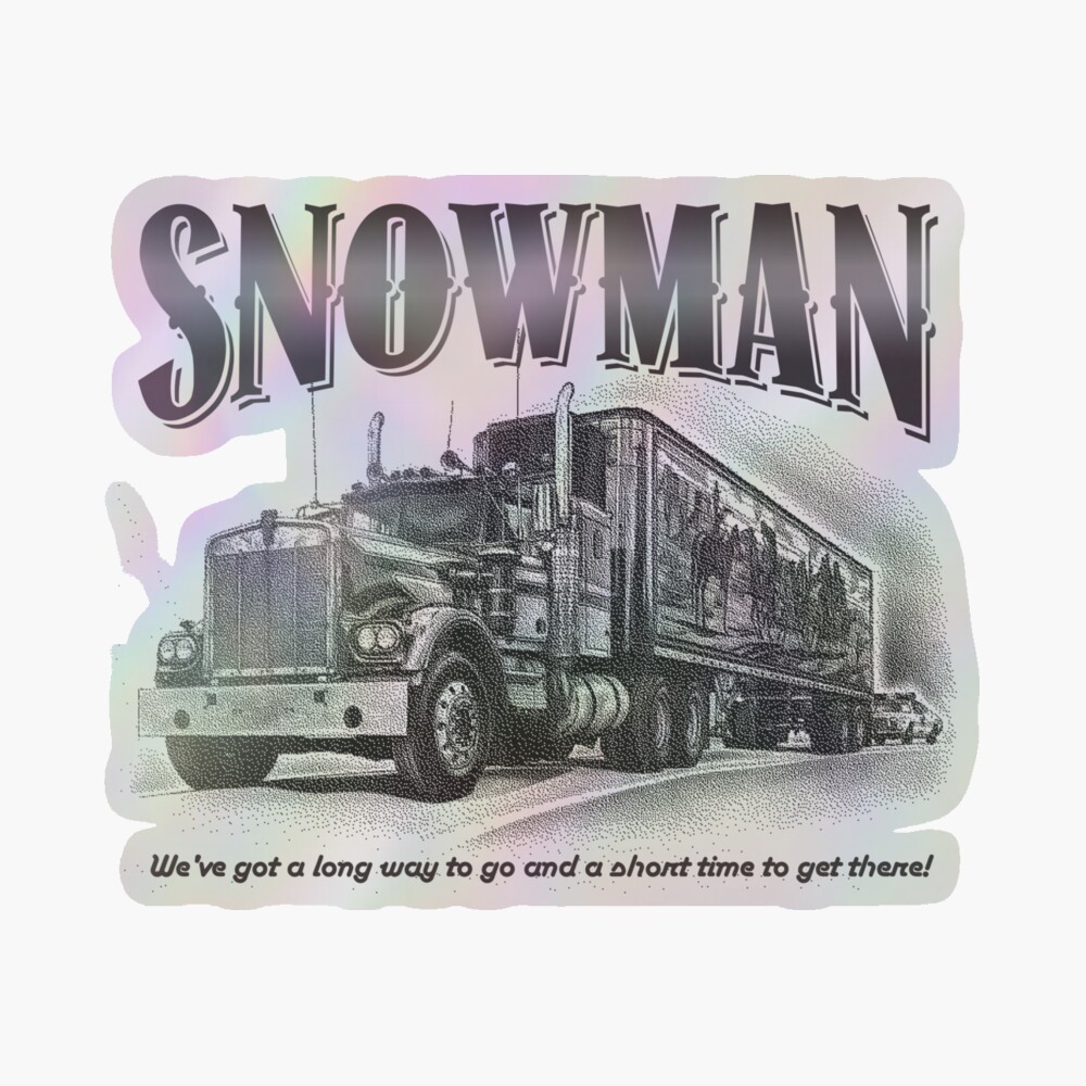 Smokey and the Bandit Garage Shop Banner Tribute Snowman Truck Roadeo selling small