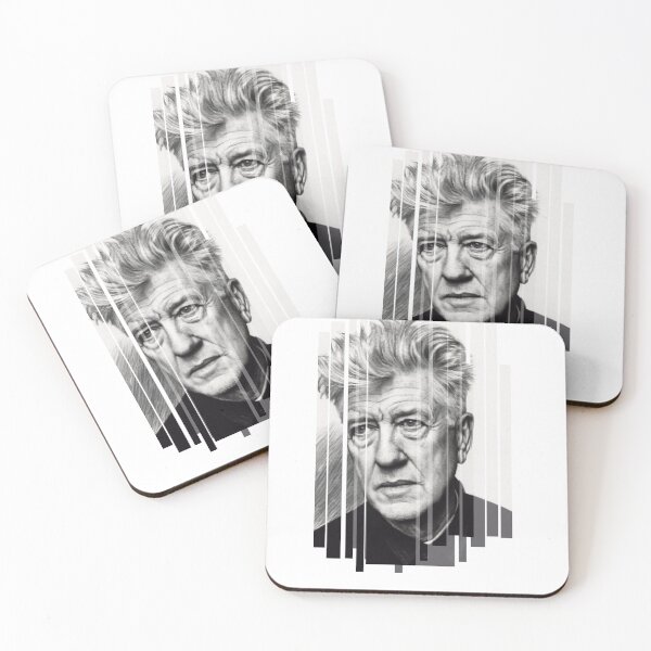 Item preview, David Lynch Abstract Sketch Portrait designed and sold by Calymera.