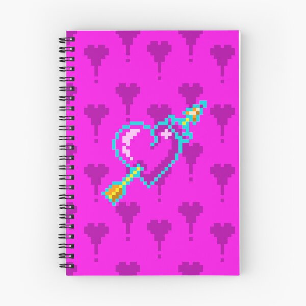 Item preview, Arrow through the neon heart - pixel art designed and sold by bugbeast.