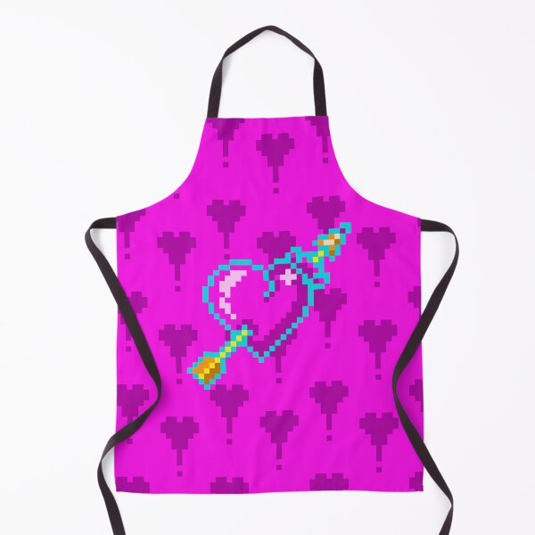 Item preview, Arrow through the neon heart - pixel art designed and sold by bugbeast.