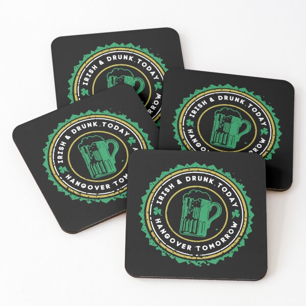 Item preview, Funny St Patricks Day - Irish and Drunk Today Hangover Tomorrow - March 17th designed and sold by DesignByLeo.