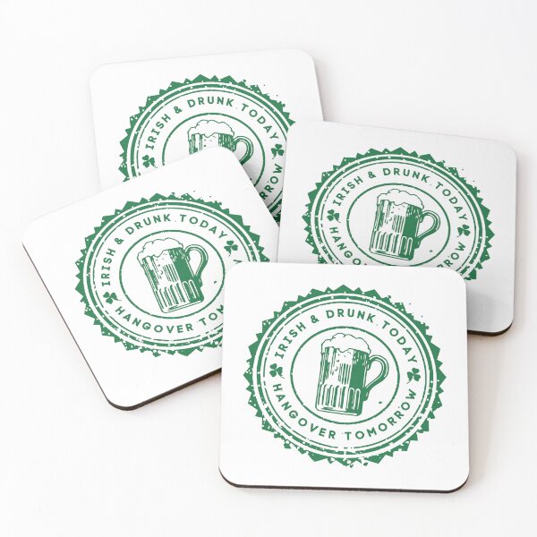 Item preview, Funny St Paddys Day - Irish and Drunk Today Hangover Tomorrow - Green Beer Day designed and sold by DesignByLeo.