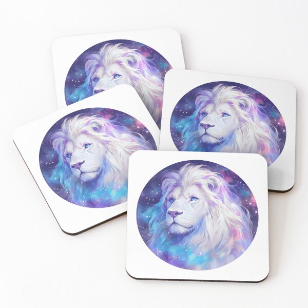 Item preview, Cute galaxy White Lion designed and sold by SMARTKIT  DESIGNAGENCY.