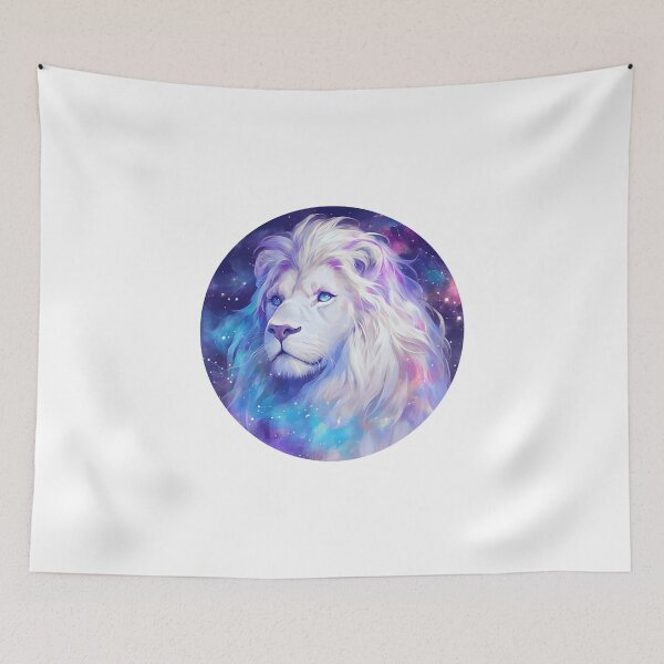 Item preview, Cute galaxy White Lion designed and sold by SMARTKIT  DESIGNAGENCY.