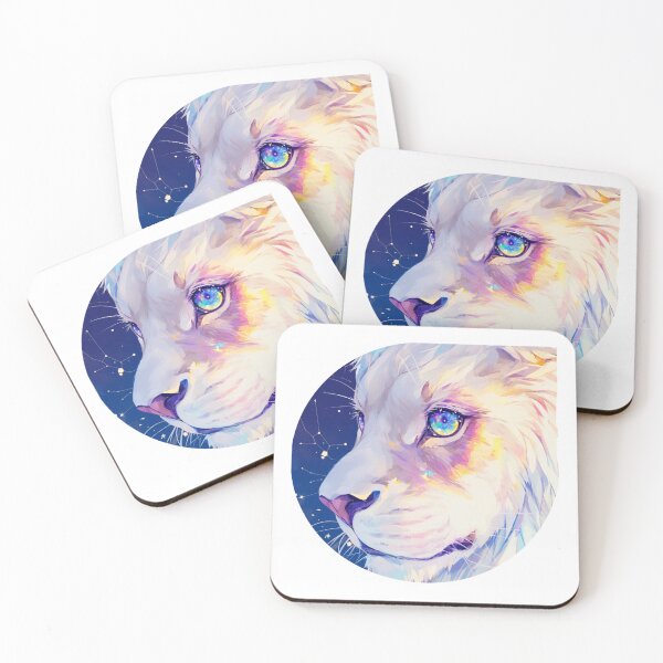 Item preview, Cute galaxy White Lion designed and sold by SMARTKIT  DESIGNAGENCY.
