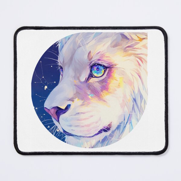 Item preview, Cute galaxy White Lion designed and sold by SMARTKIT  DESIGNAGENCY.