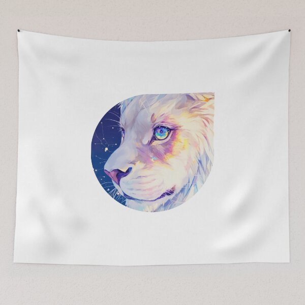 Item preview, Cute galaxy White Lion designed and sold by SMARTKIT  DESIGNAGENCY.