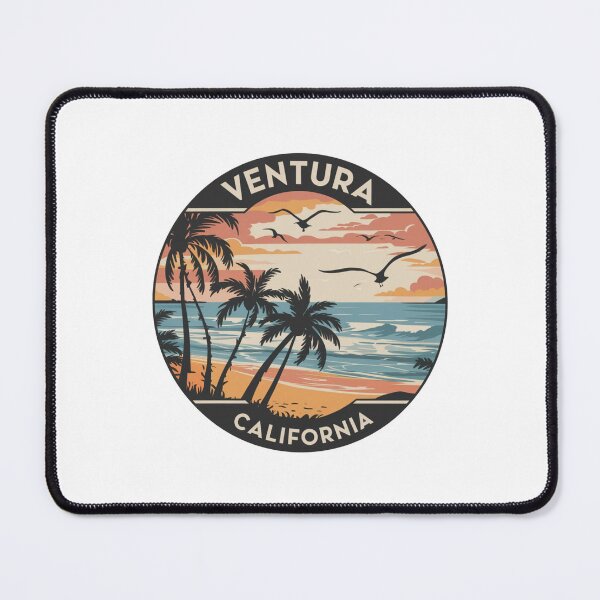 Item preview, Ventura, California | Beach Sunset: Palm Trees, Ocean Waves, and Serene Skies designed and sold by CircinusStore.
