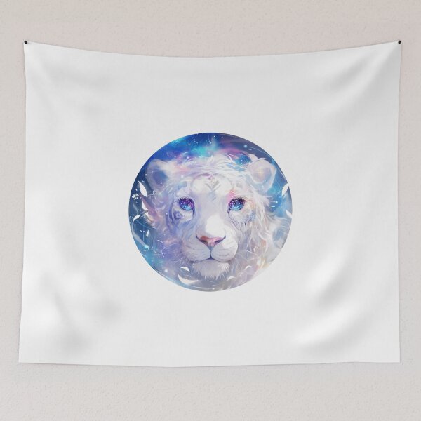 Item preview, Cute galaxy White Lion designed and sold by SMARTKIT  DESIGNAGENCY.