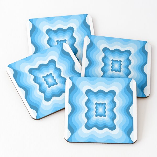 Item preview, Wavy Pattern of Blues designed and sold by RogerDodger21.