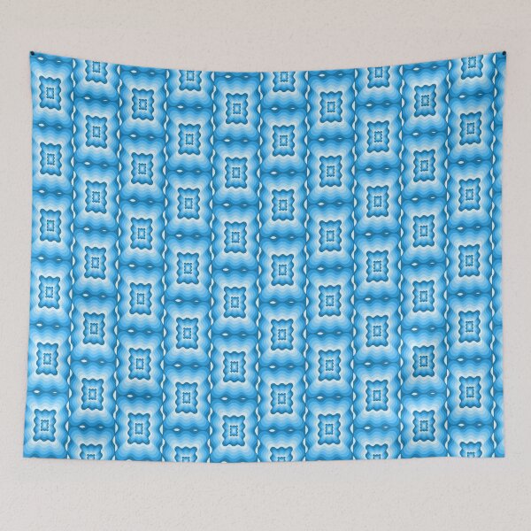 Item preview, Wavy Pattern of Blues designed and sold by RogerDodger21.