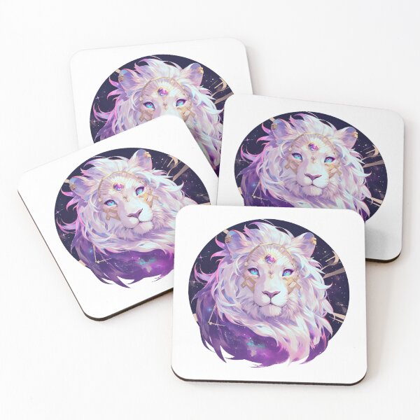Item preview, Cute galaxy White Lion designed and sold by SMARTKIT  DESIGNAGENCY.
