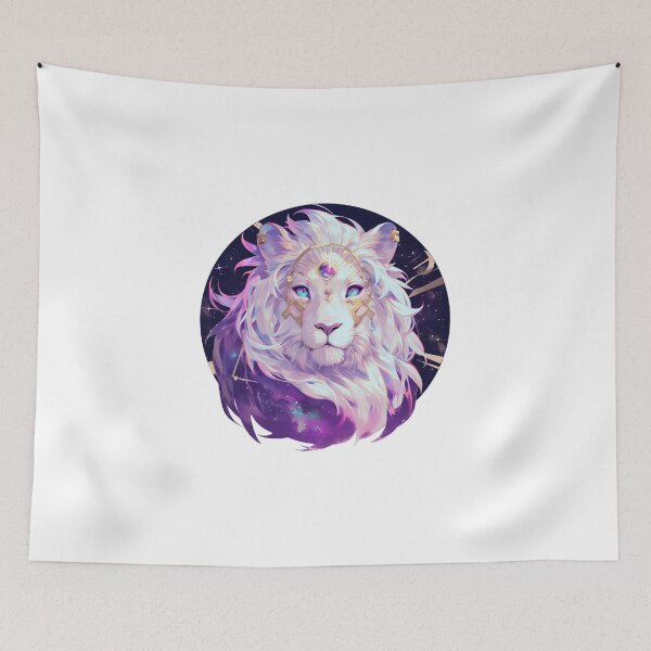 Item preview, Cute galaxy White Lion designed and sold by SMARTKIT  DESIGNAGENCY.