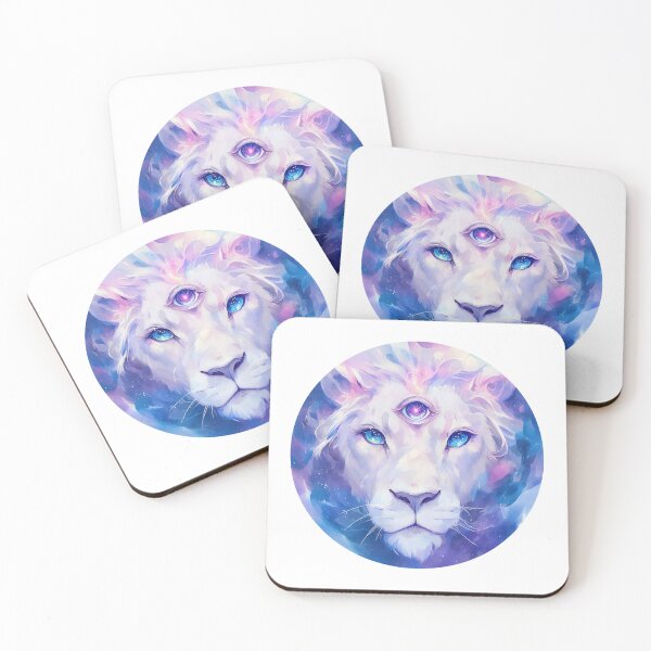 Item preview, Cute galaxy White Lion designed and sold by SMARTKIT  DESIGNAGENCY.