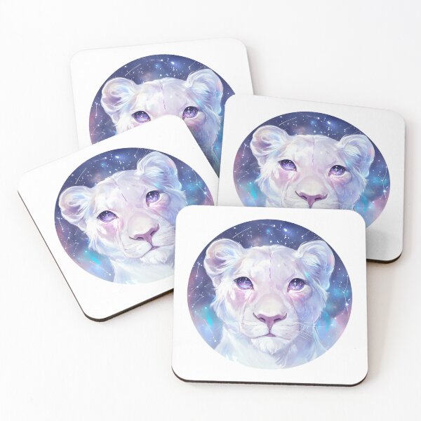 Item preview, Cute galaxy White Lion designed and sold by SMARTKIT  DESIGNAGENCY.