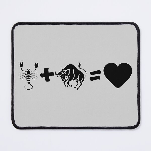 Item preview, Scorpio + Taurus designed and sold by Astrology Horoscope Art.