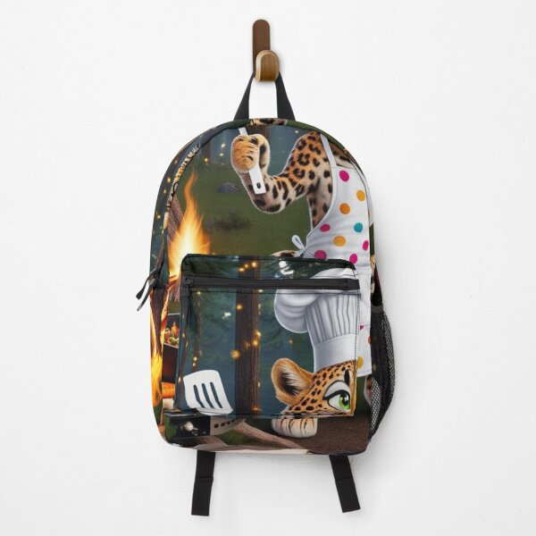Item preview, Leopard Chef Camping Adventure - Funny Wilderness Cooking designed and sold by Dream Output .