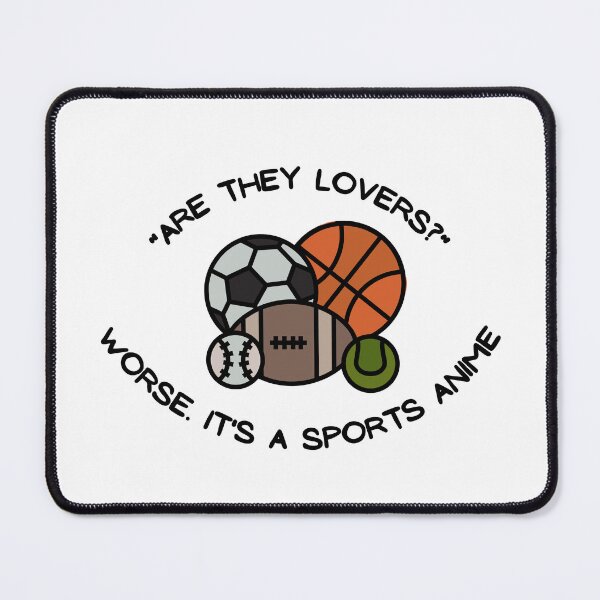 Item preview, sports anime designed and sold by Paws and Play.