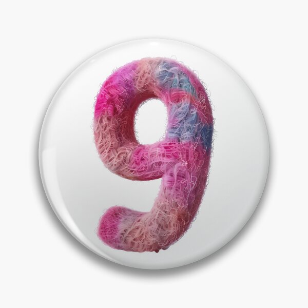 Item preview, Fuzzy Colourful 9 designed and sold by NamArtistry.