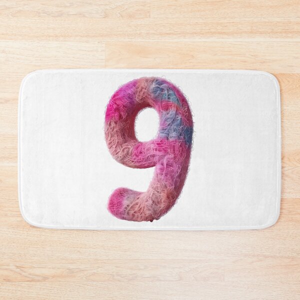 Item preview, Fuzzy Colourful 9 designed and sold by NamArtistry.