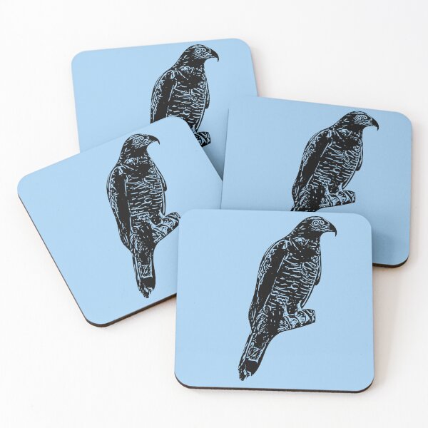 Item preview, Hook-billed Kite Perched Black Design  designed and sold by designsasstultd.
