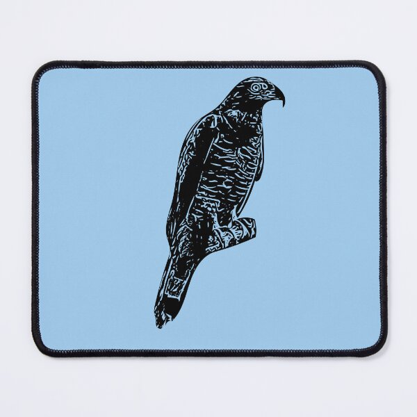 Item preview, Hook-billed Kite Perched Black Design designed and sold by designsasstultd.