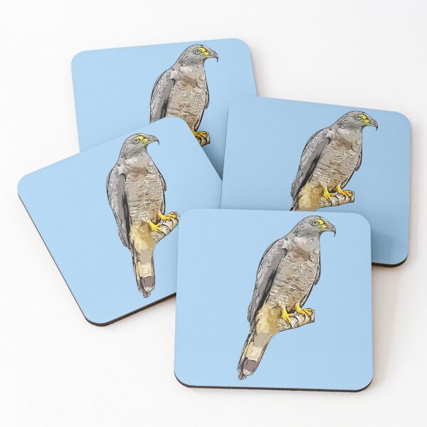 Item preview, Hook-billed Kite Perched Black Alternate Design  designed and sold by designsasstultd.
