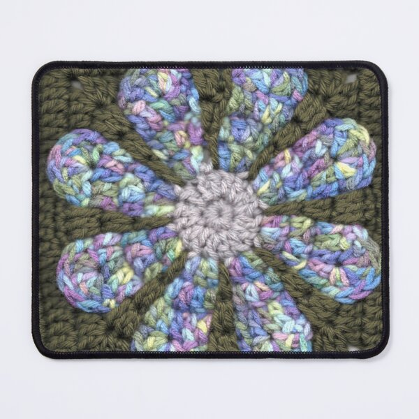 Item preview, Retro Daisy Square 1 designed and sold by KateJohnsonArt.