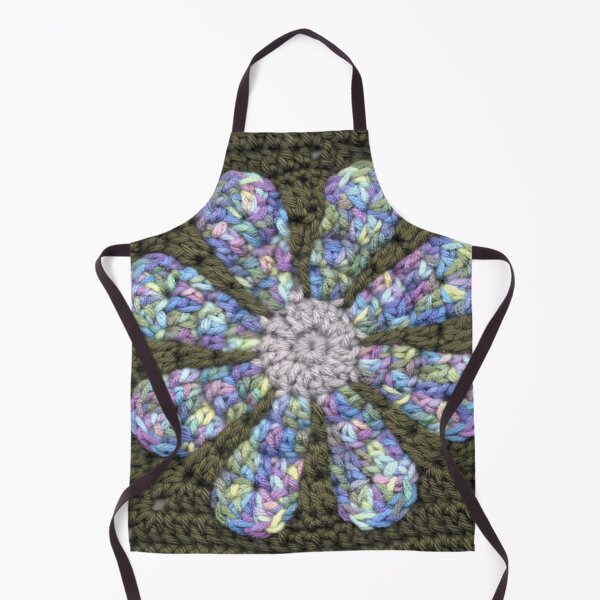 Item preview, Retro Daisy Square 1 designed and sold by KateJohnsonArt.
