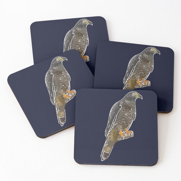 Item preview, Hook-billed Kite Perched White Alternate Design  designed and sold by designsasstultd.