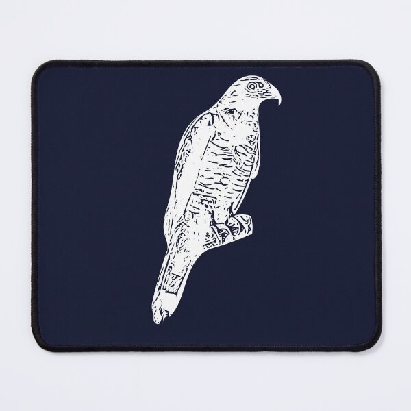 Item preview, Hook-billed Kite Perched White Design designed and sold by designsasstultd.