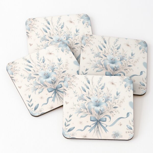 Item preview, Coquette Blue Lilies designed and sold by Dollette Heaven.