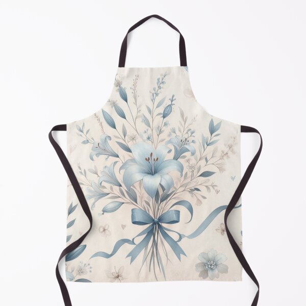 Item preview, Coquette Blue Lilies designed and sold by Dollette Heaven.