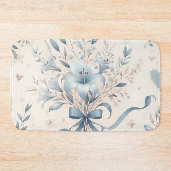 Item preview, Coquette Blue Lilies designed and sold by Dollette Heaven.