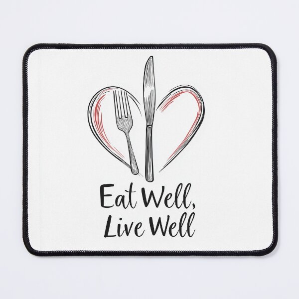 Item preview, "Love of food: Live well, eat well" designed and sold by OneMillionSpot.