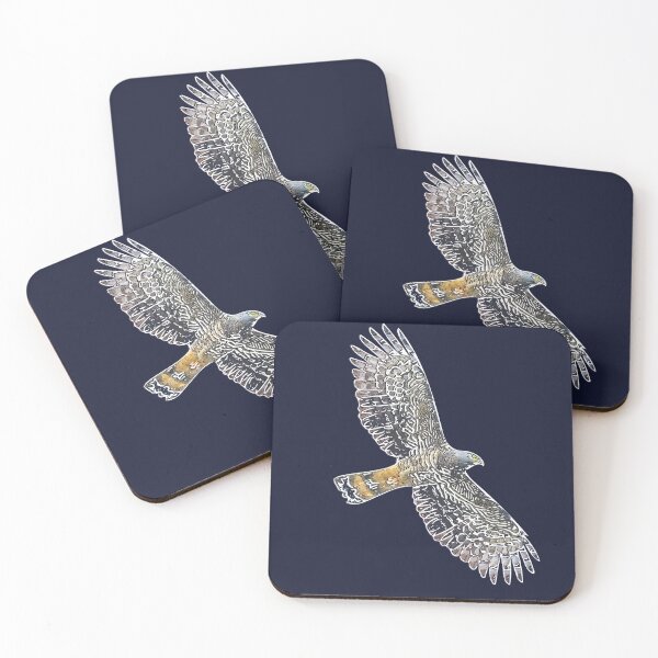 Item preview, Hook-billed Kite Flying White Alternate Design  designed and sold by designsasstultd.