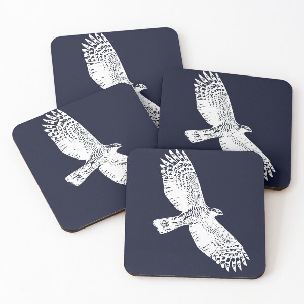 Item preview, Hook-billed Kite Flying White Design  designed and sold by designsasstultd.