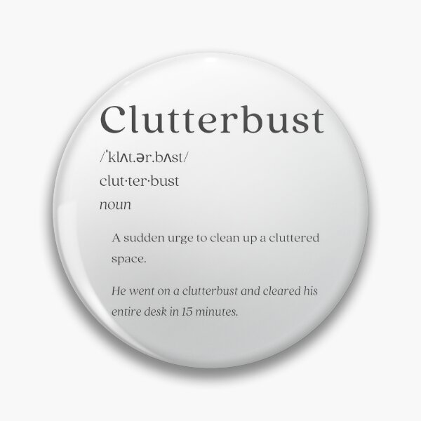 Item preview, Dictionary: Clutterbust designed and sold by nature. electrified..