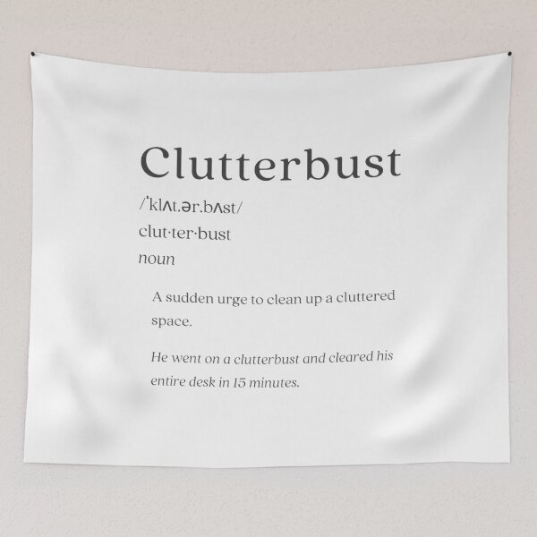 Item preview, Dictionary: Clutterbust designed and sold by nature. electrified..