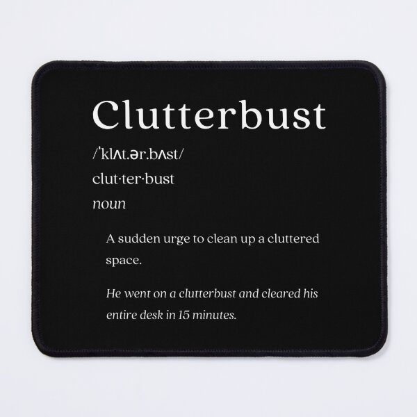 Item preview, Dictionary: Clutterbust designed and sold by nature. electrified..