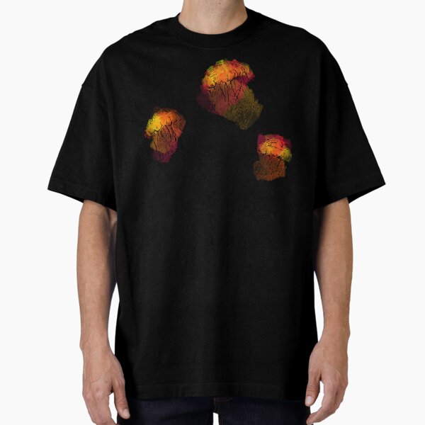 Sea Nettle Jellyfish (orange) Oversized T-Shirt